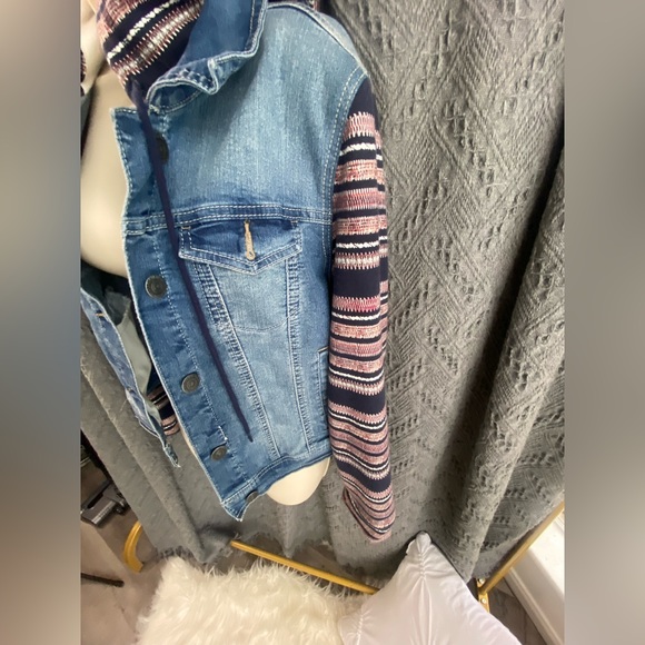 Hooded Jean Jacket - Picture 2 of 3
